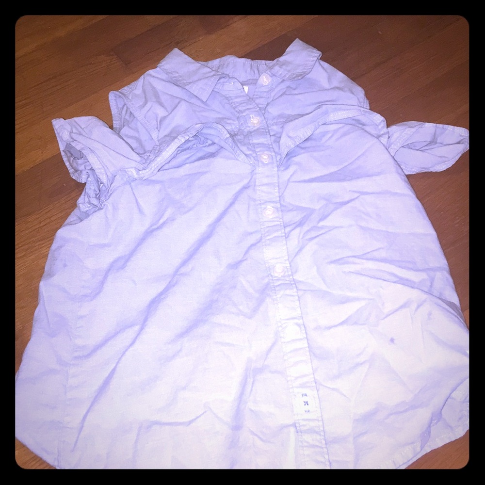 Button up blue shirt